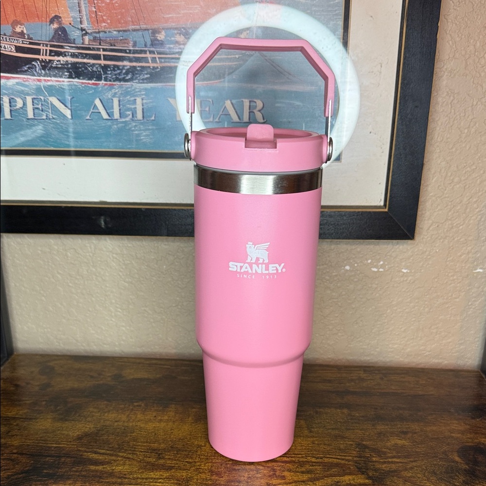 Stanley 30oz Pink Insulated Tumbler with Handle
